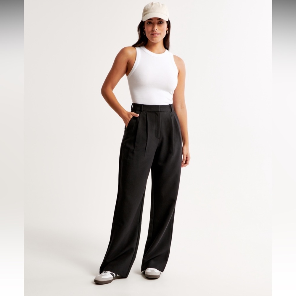 COPY - Abercrombie & Fitch Curve Love Sloan Tailored Pant Size 28/6 Black